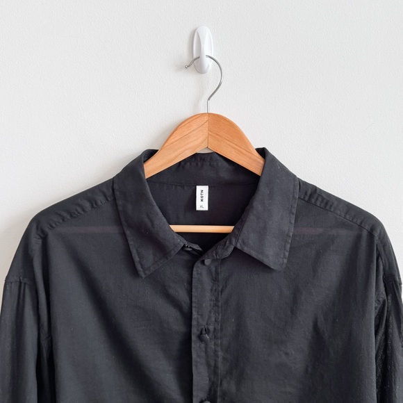 🏷️ SOLD • KOTN • Sahara Shirt in Black • XL - Picture 5 of 15